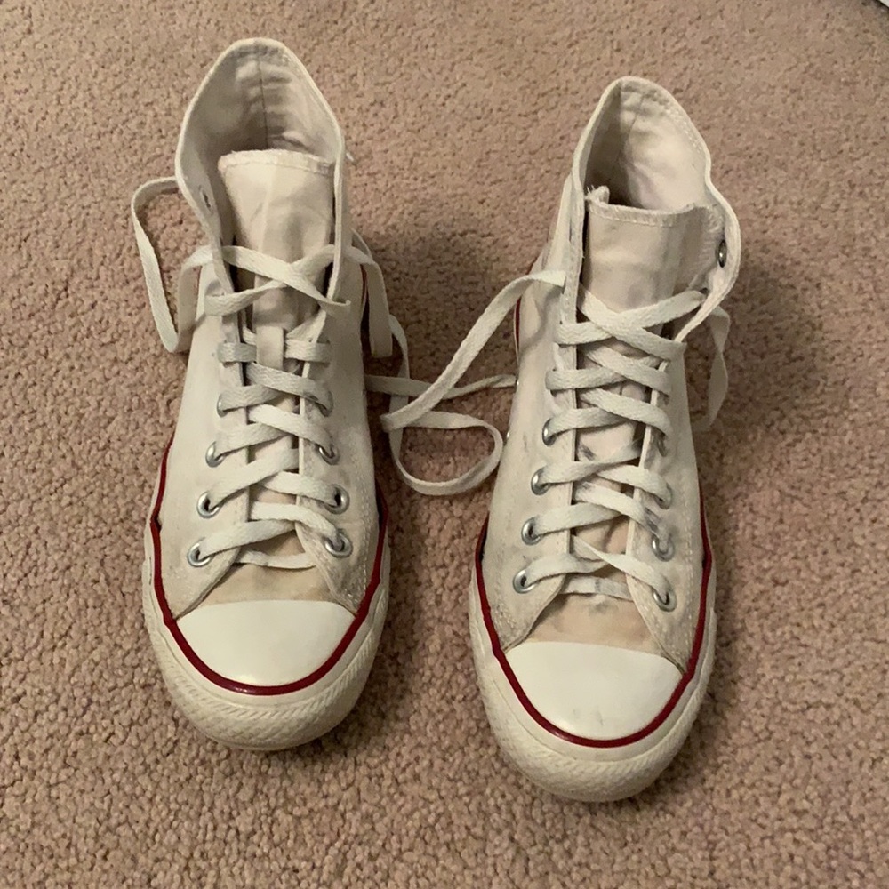 White High top Converse
